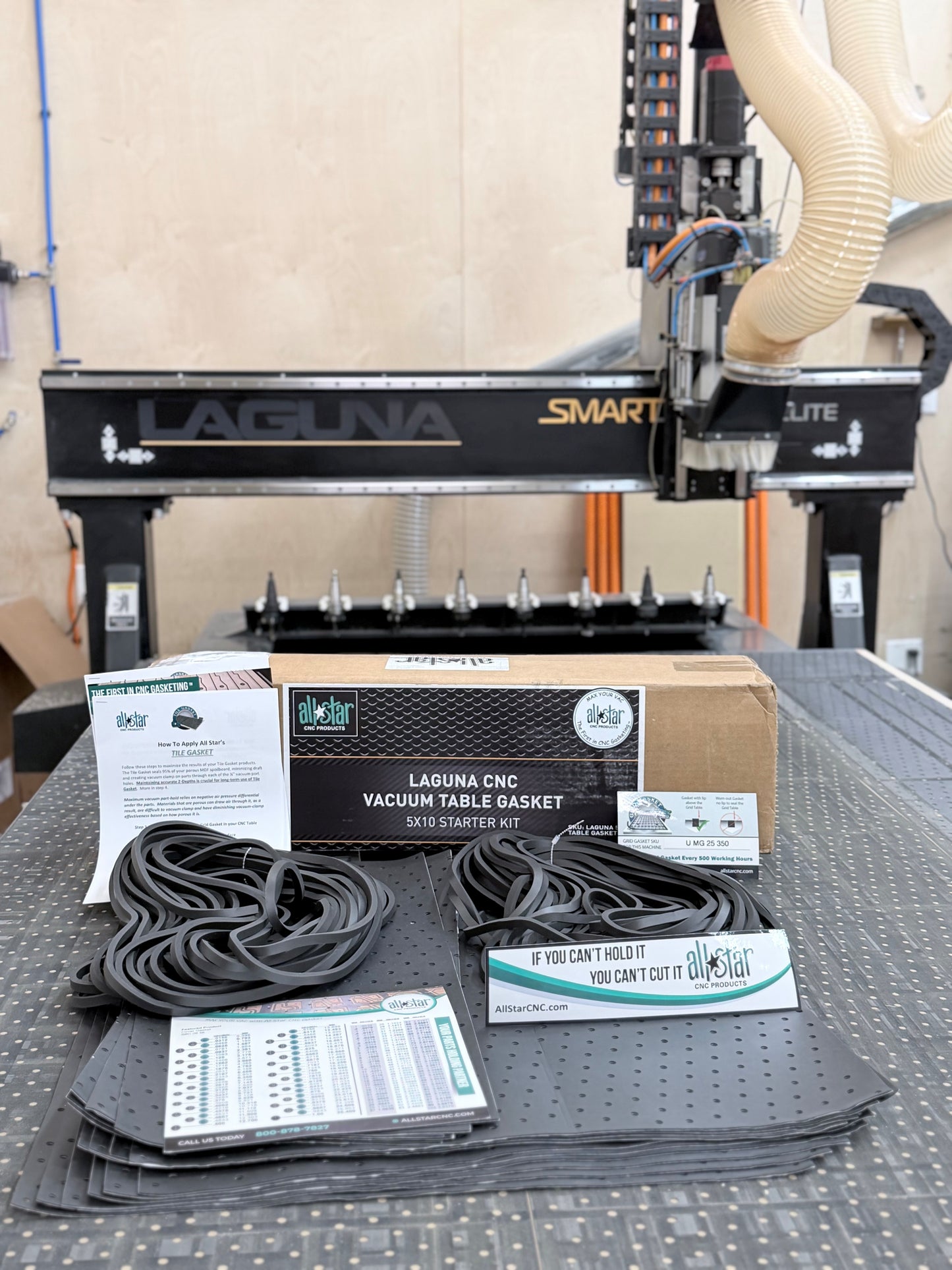 Laguna Vacuum Clamp Kit- 4x8