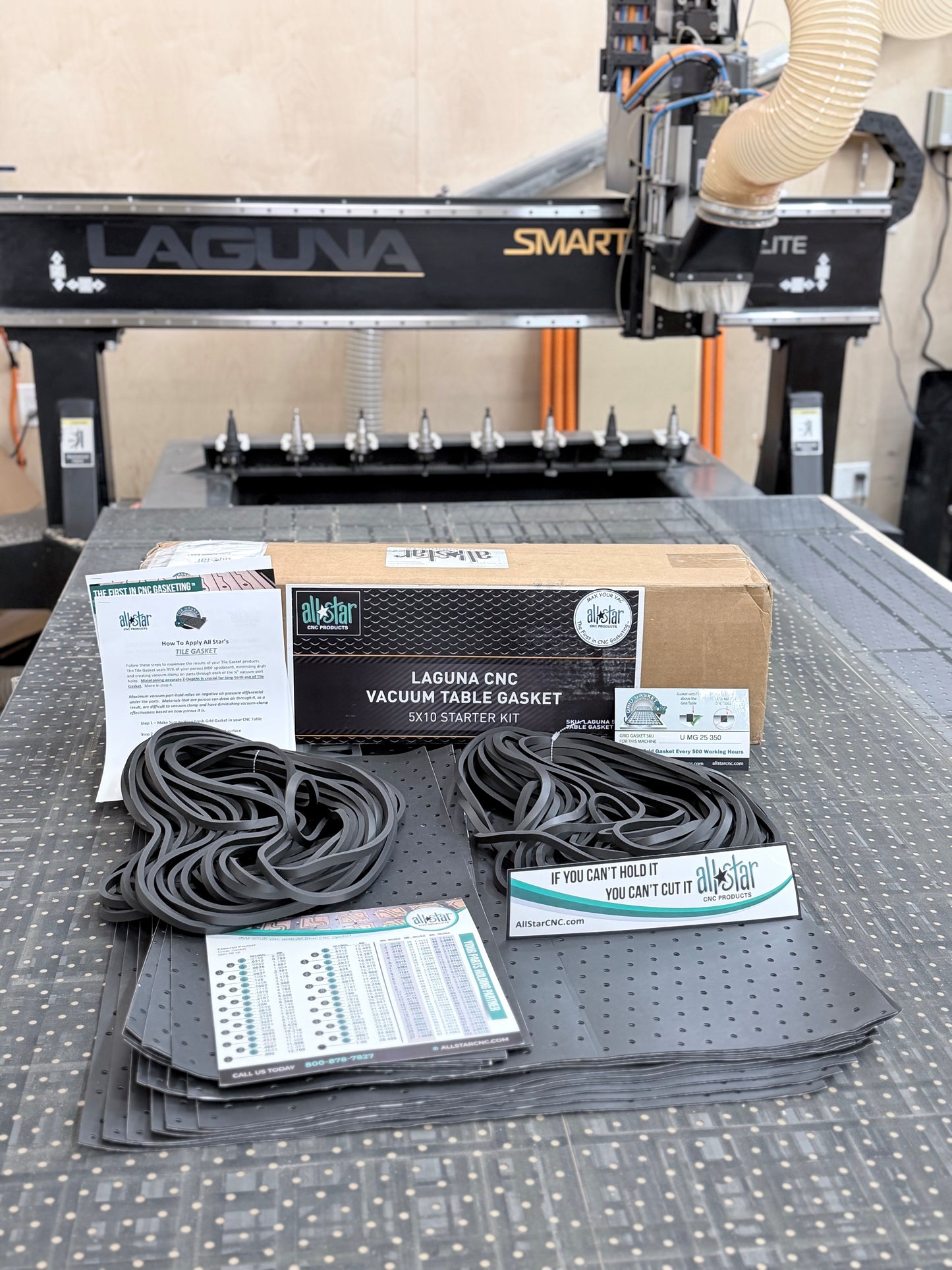 Laguna Vacuum Clamp Kit- 4x8